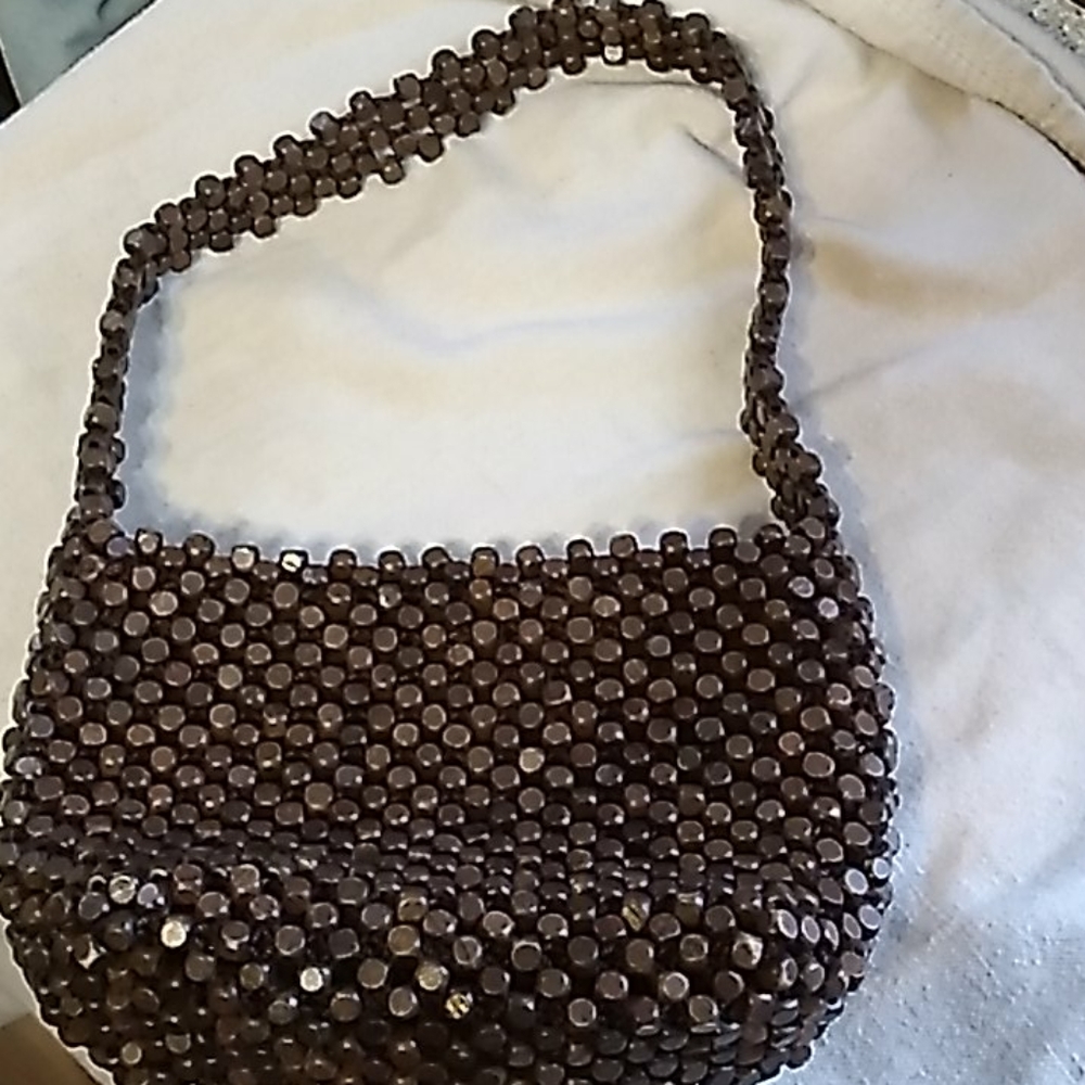 The Sak Elliot Lucca small brown beaded bag